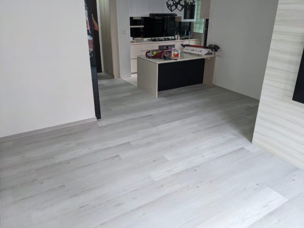 vinyl floor room