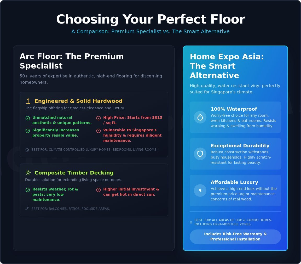 Arc Floor Singapore: A Guide to Their Flooring & Top Alternatives