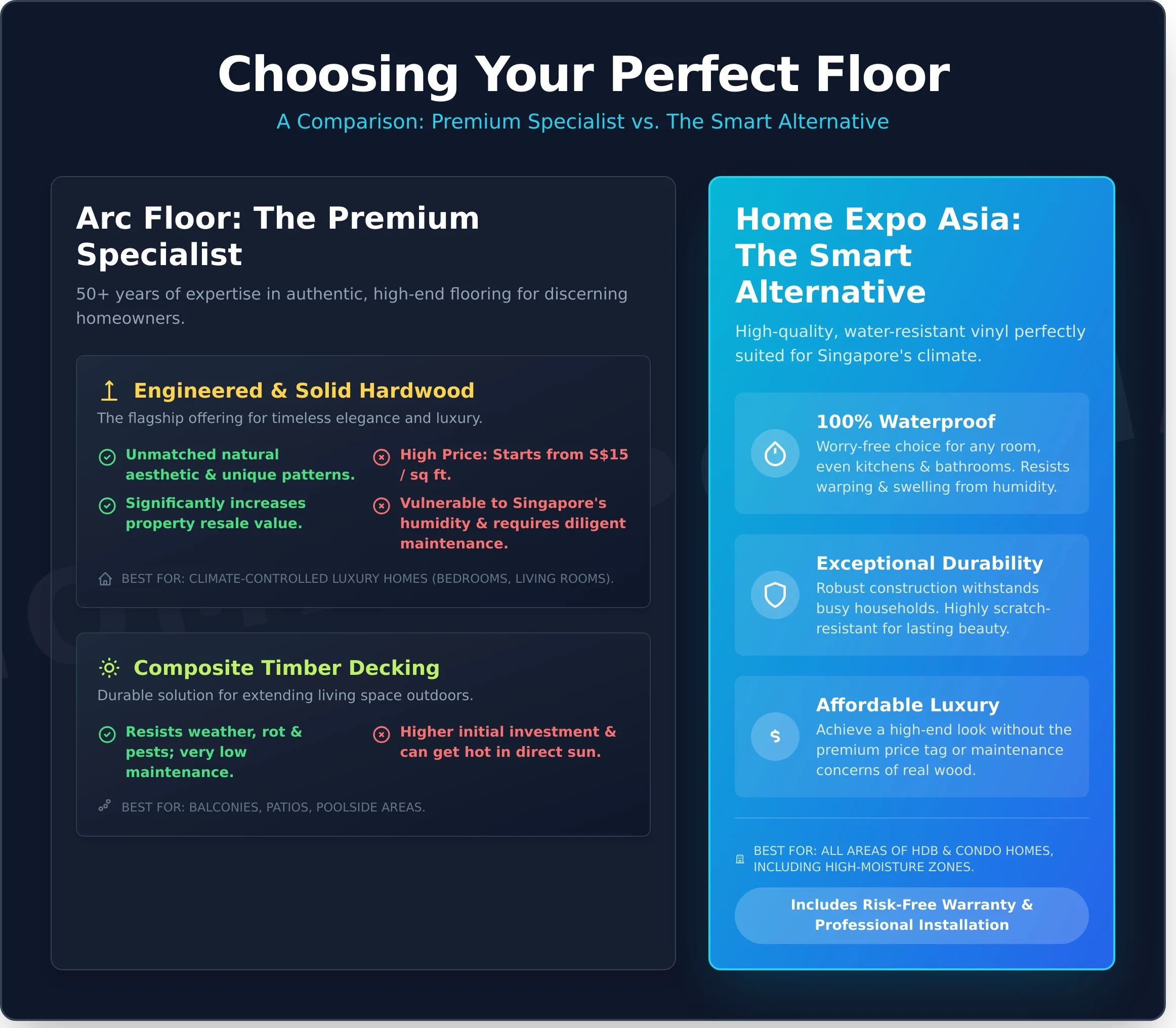 Arc Floor Singapore: A Guide to Their Flooring & Top Alternatives