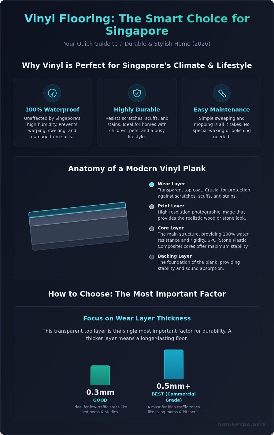 Vinyl Flooring Singapore: The Ultimate Guide for Homeowners (2026)