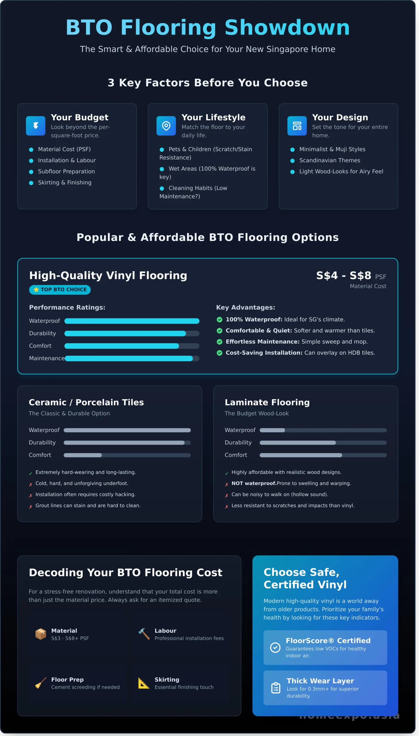 Affordable Flooring Options for Your BTO: The Ultimate Singapore Guide