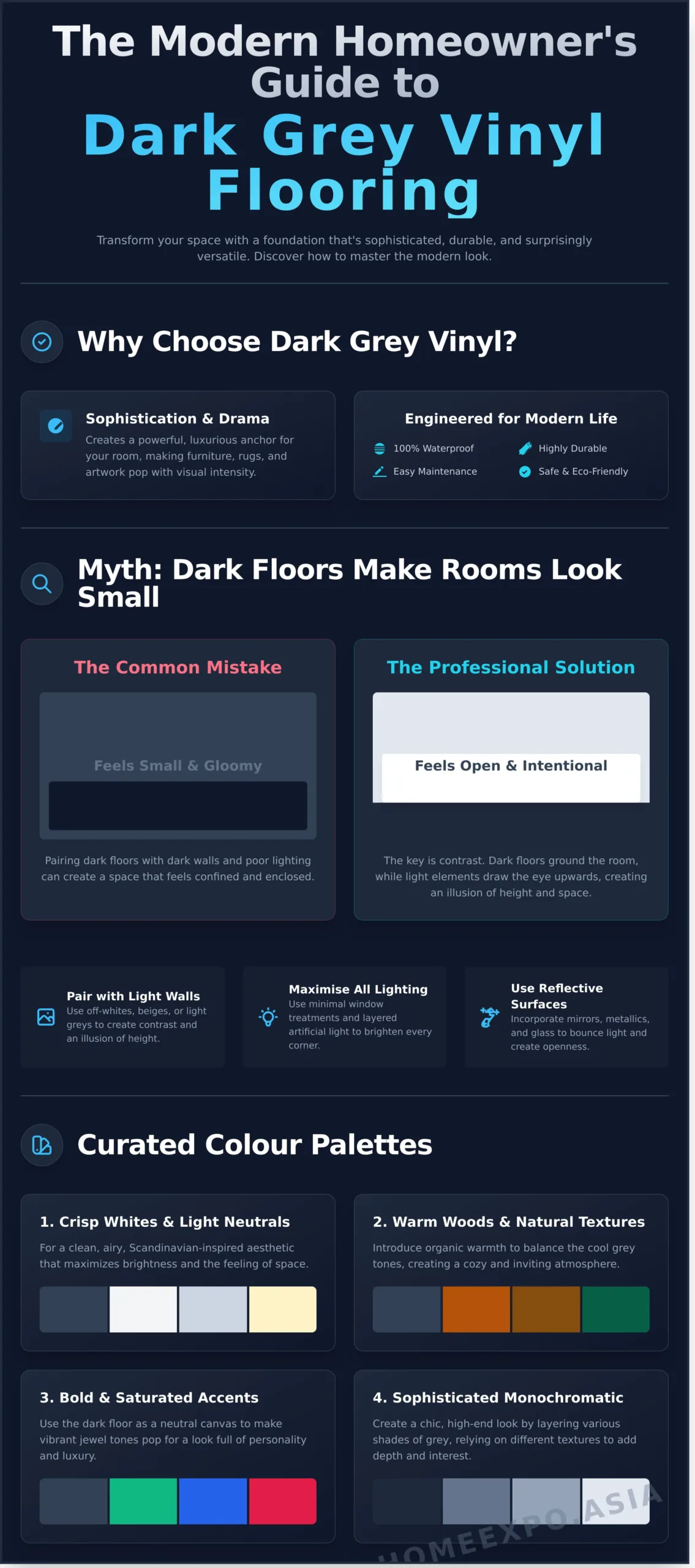 Dark Grey Vinyl Flooring: Stylish Ideas for a Modern Singapore Home