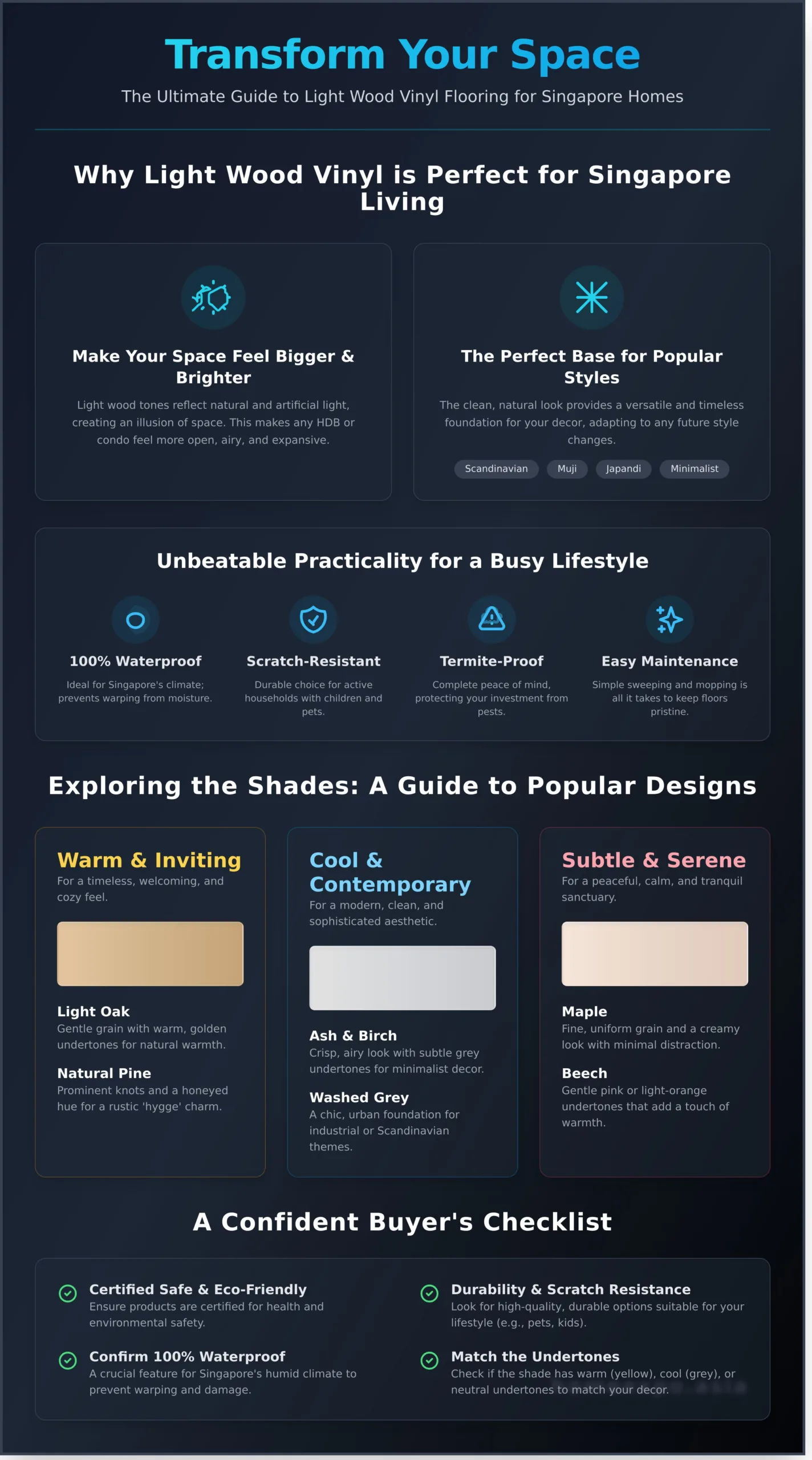 Light Wood Vinyl Flooring Singapore: The Ultimate Guide to Brighten Your Home