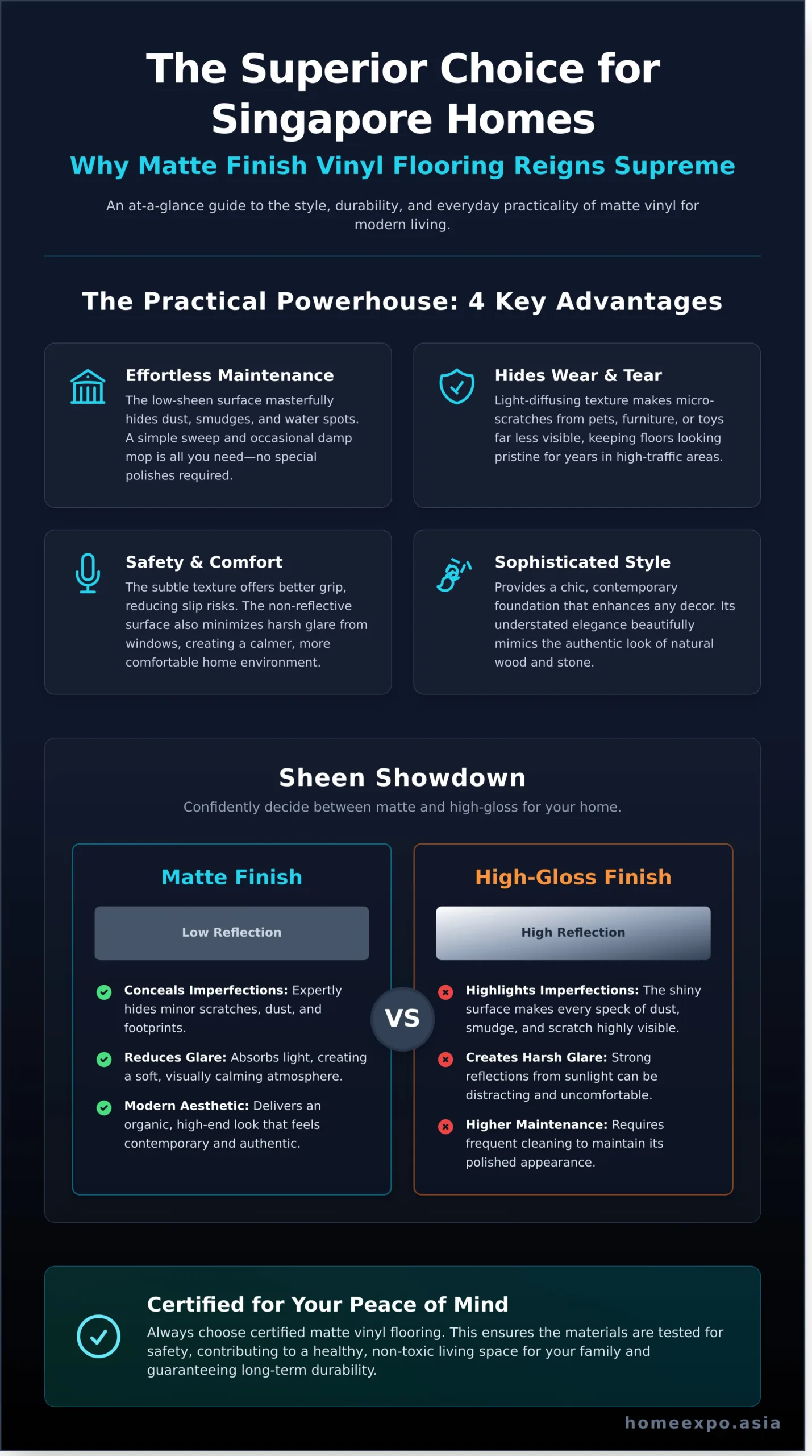 Matte Finish Vinyl Plank Flooring: The Ultimate Guide for Singapore Homes