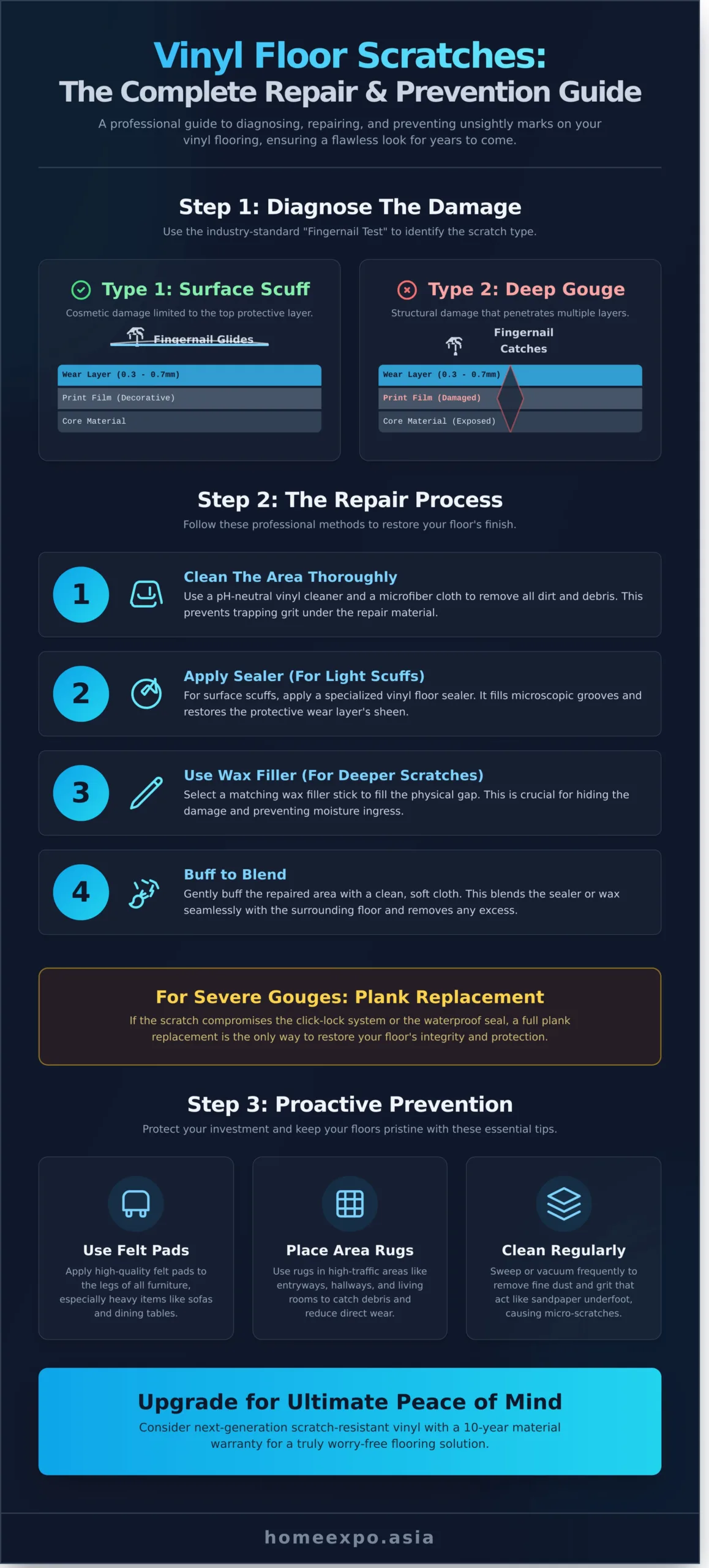 How to Repair Scratches on Vinyl Flooring: The 2026 Singapore Homeowner’s Guide