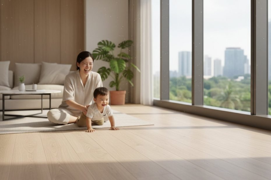 Low VOC Vinyl Flooring Singapore: The 2026 Health & Safety Guide
