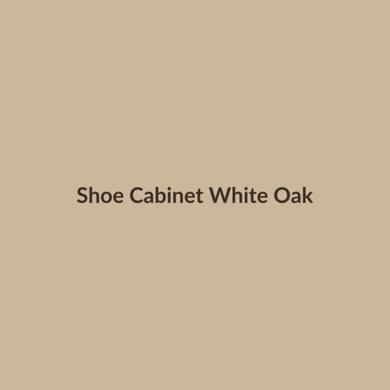 Shoe Cabinet White Oak
