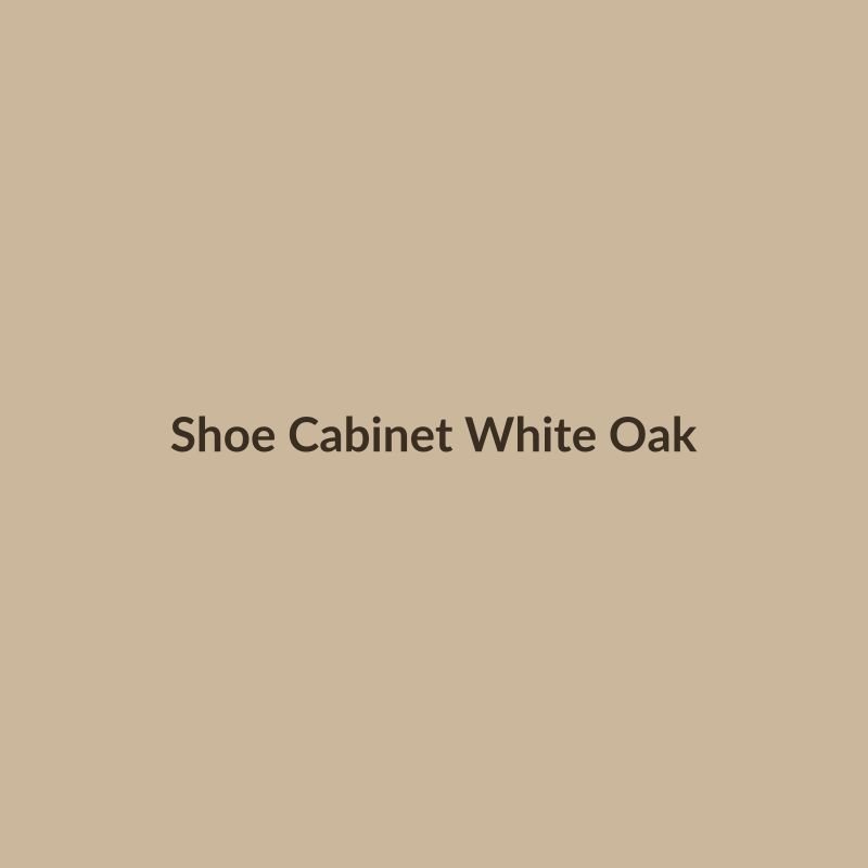 Shoe Cabinet White Oak