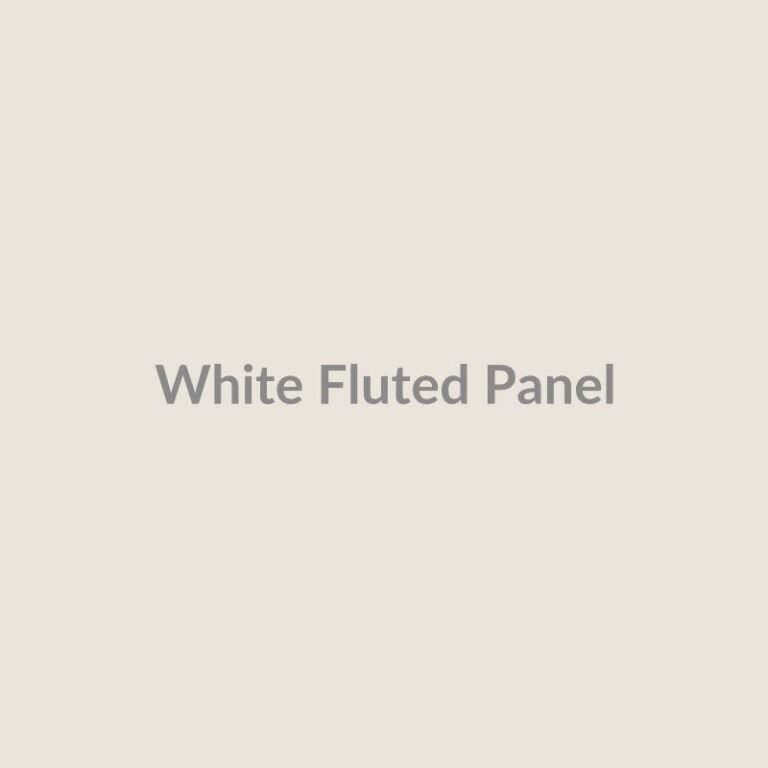 White Fluted Panel