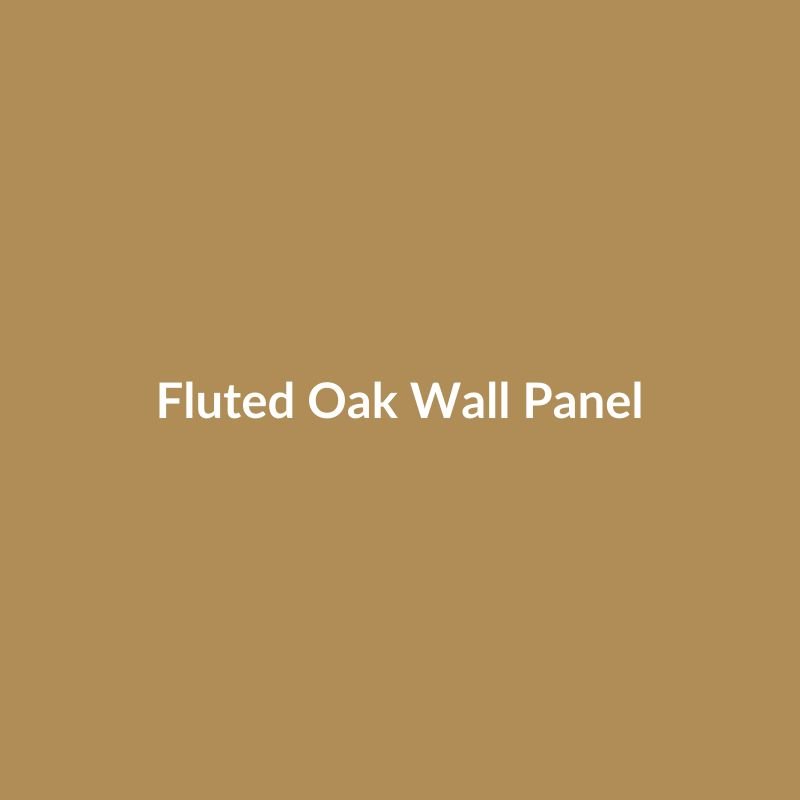 Fluted Oak Wall Panel