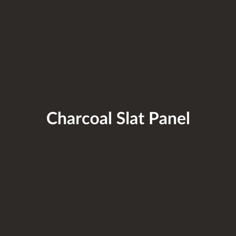 Charcoal Slat Panel