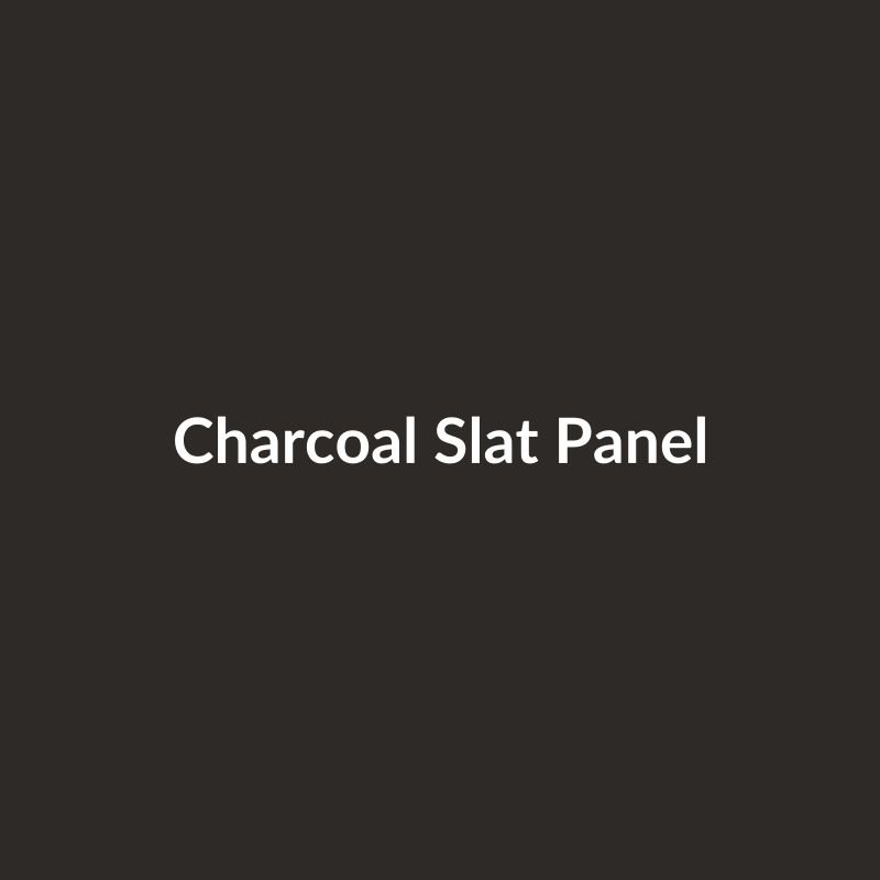 Charcoal Slat Panel