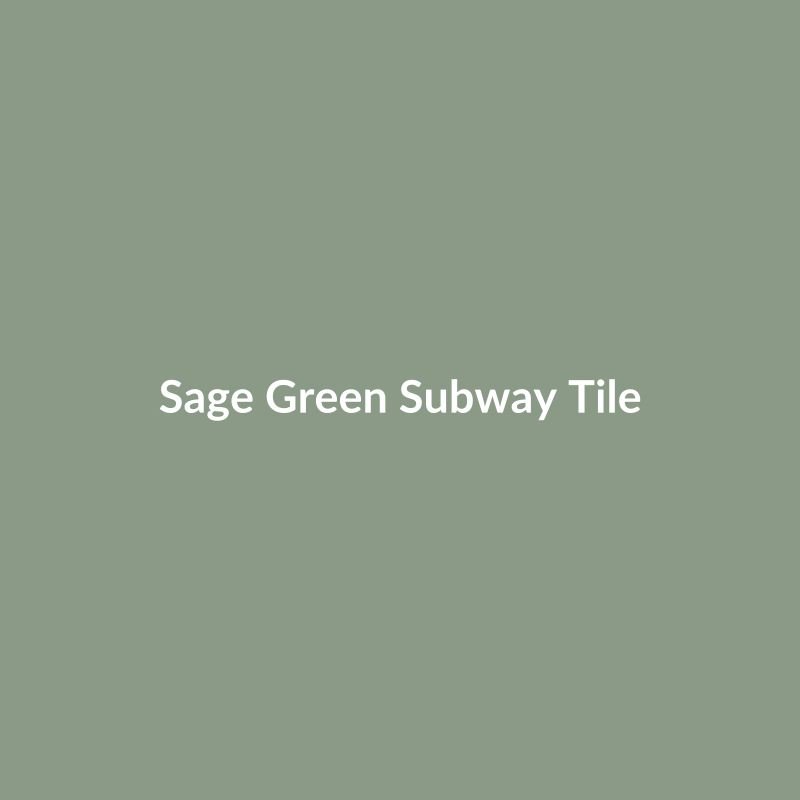Sage Green Subway Tile