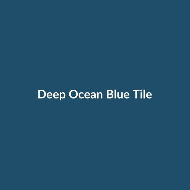 Deep Ocean Blue Tile