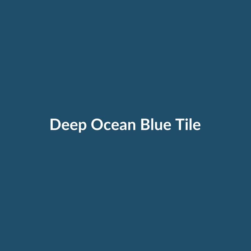 Deep Ocean Blue Tile