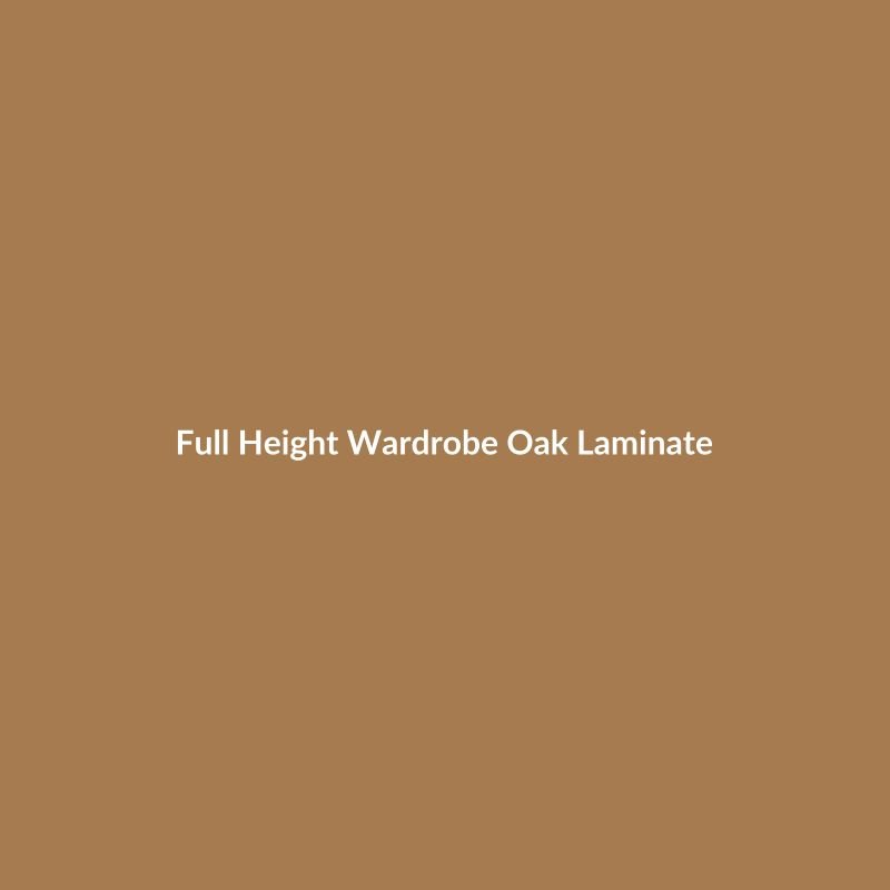 Full Height Wardrobe Oak Laminate