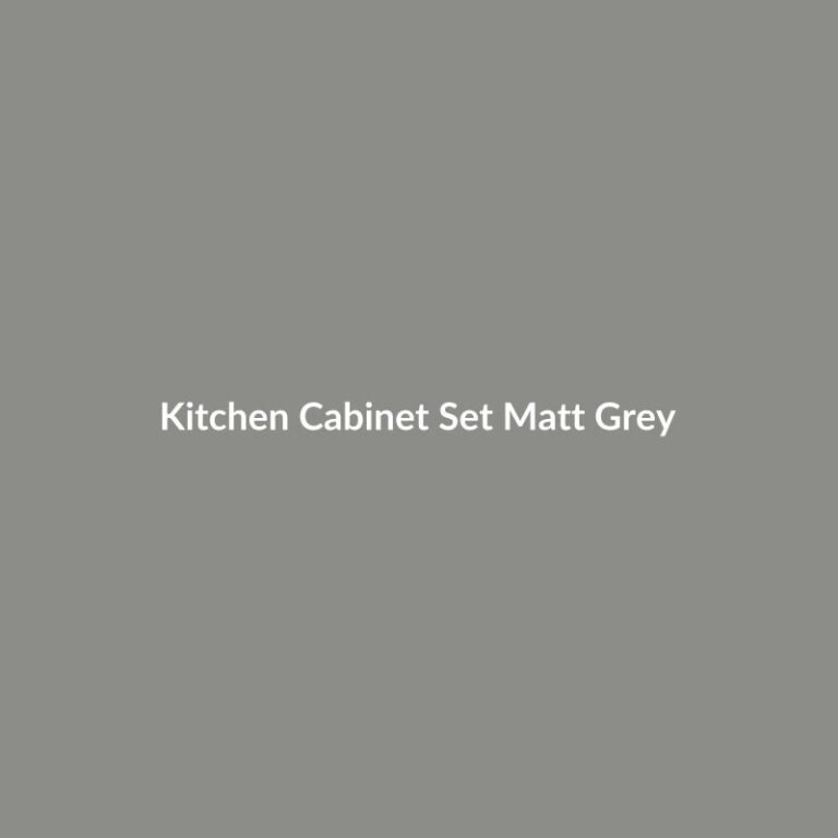 Kitchen Cabinet Set Matt Grey