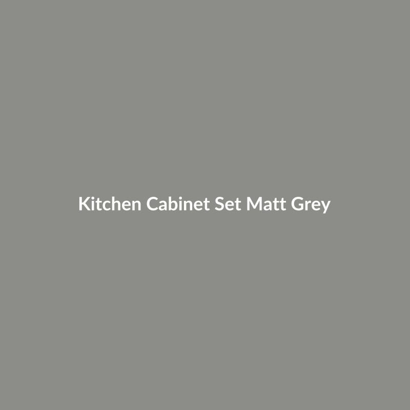 Kitchen Cabinet Set Matt Grey