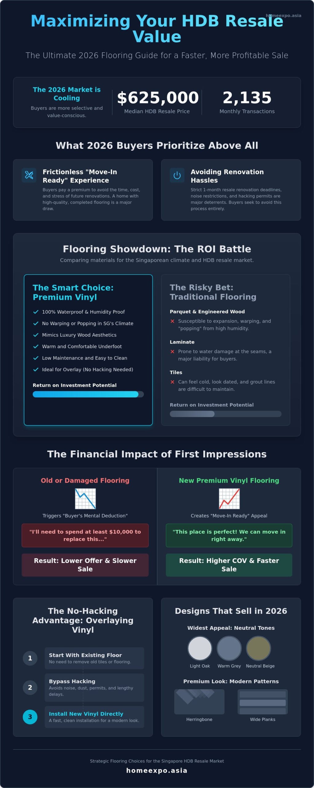Flooring That Adds Resale Value to HDB: The 2026 Homeowner’s Guide