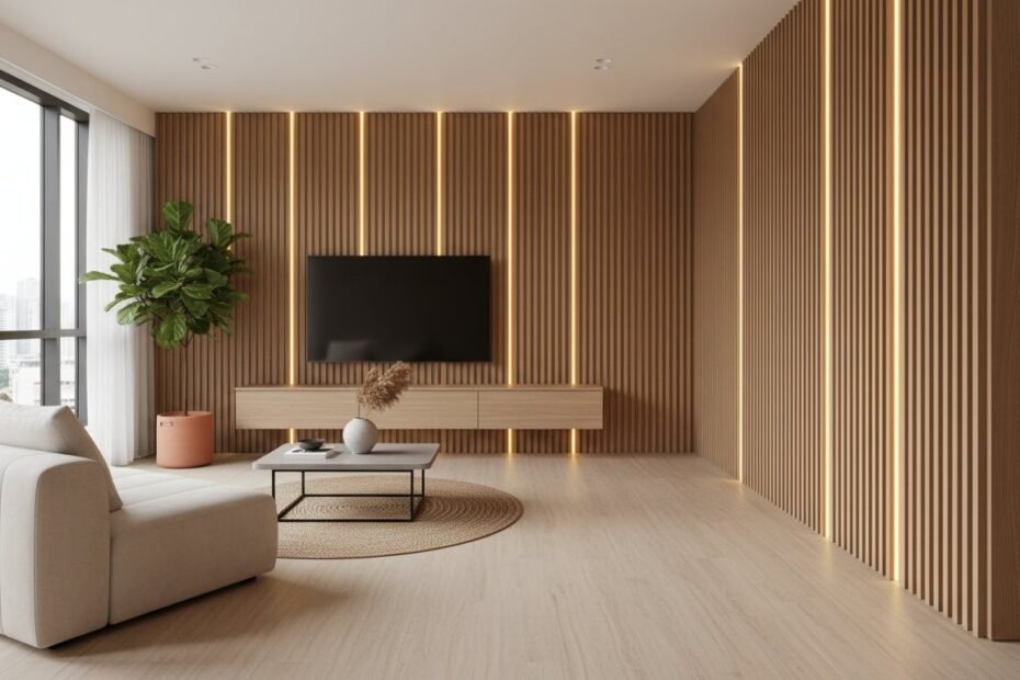 Fluted Panel Feature Wall with Vinyl Flooring: The 2026 Singapore Design Guide