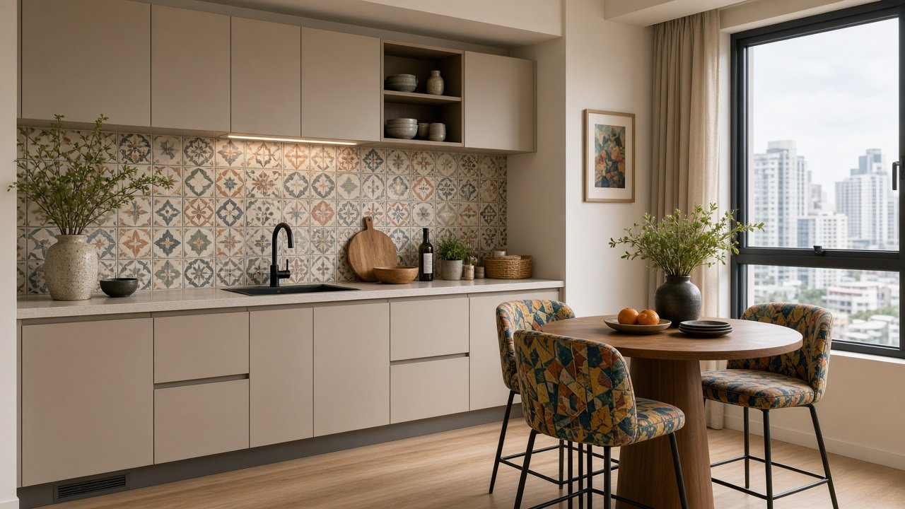 Kitchen — Eclectic HDB 4-room design
