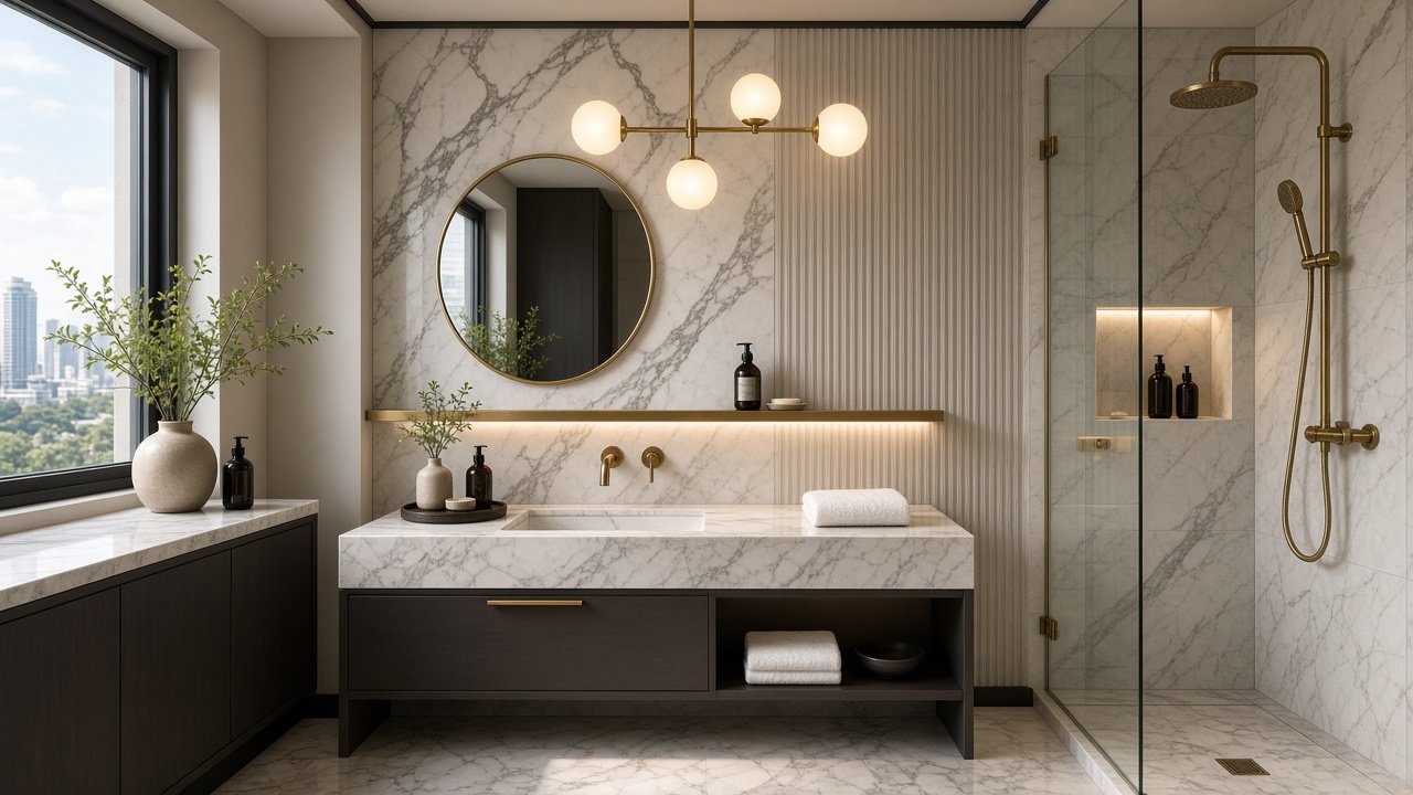 Bathroom — Modern Luxury HDB 4-room design