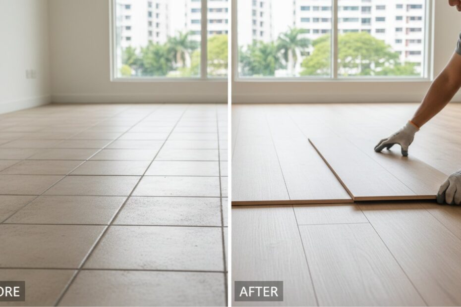 Can You Install Vinyl Over Ceramic Tiles? The 2026 Singapore Homeowner’s Guide