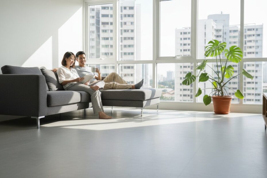 Cement Screed Look Vinyl Flooring: The Ultimate 2026 Singapore Guide