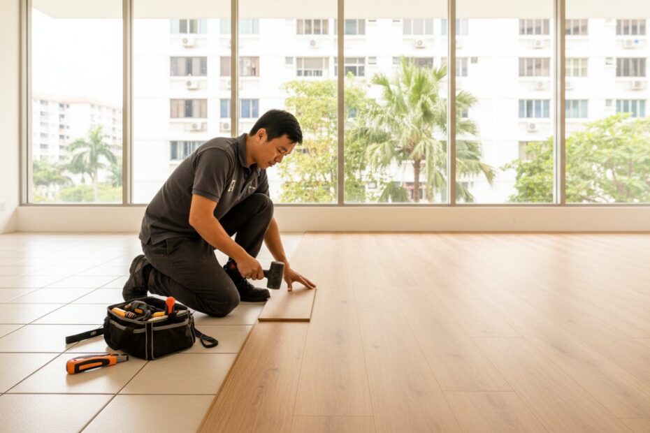 Quick Flooring Installation Singapore: The 2026 Guide to 1-Day Floor Makeovers